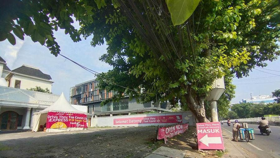 Penampakan Sepi Tes Covid-19 di Jakarta. (CNBC Indonesia/Tri Susilo)