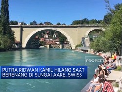 Putra Ridwan Kamil Hilang Saat Berenang di Sungai Aare, Swiss