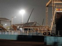 Kacau Balau! Ini Penampakan Atap Tribun Formula E Ambruk