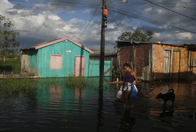Pemandangan udara dari wilayah Olinda di Recife setelah banjir dan tanah longsor akibat hujan lebat di Pernambuco, Brasil pada 29 Mei 2022. (Diogo Duarte/Anadolu Agency via Getty Images) Pemandangan udara dari wilayah Olinda di Recife setelah banjir dan tanah longsor akibat hujan lebat di Pernambuco, Brasil pada 29 Mei 2022. (Diogo Duarte/Anadolu Agency via Getty Images)