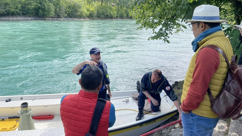 Perkembangan proses pencarian warga Indonesia yang hilang, Emmeril Kahn Mumtadz, di Bern, Swiss, (29/5/2022). (Tangkapan layar)
