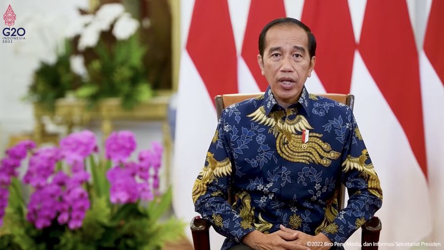 Pernyataan Presiden RI terkait Vaksinasi Covid-19, Istana Merdeka, (30/5/2022). (Tangkapan layar youtube Sekretariat Presiden RI)