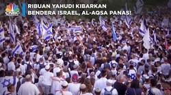 Heboh Ribuan Orang Kibarkan Bendera Israel di Kawasan Al-Aqsa