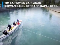 Tim SAR Swiss Cari Anak Ridwan Kamil dengan 1 Kapal di Aare