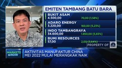 Aktivitas Manufaktur China Pulih, Harga Batu Bara Naik Lagi?
