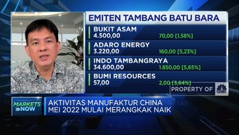 Aktivitas Manufaktur China Pulih, Harga Batu Bara Naik Lagi?