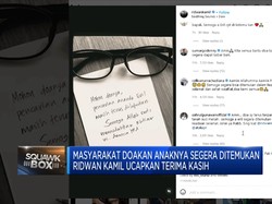 Banjir Doa Untuk Eril, Ridwan Kamil Ucapkan Terima Kasih