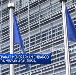 Uni Eropa Sepakat Embargo Sebagian Minyak Asal Rusia