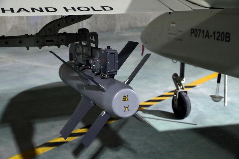 This handout picture provided by the Iranian Army on May 28, 2022, shows an underground drone base, in an unknown location in Iran. - Iranian state television on May 28 broadcast footage of an air force base for drones under the Zagros mountain range in the west of the country. The exact location of the base was not revealed, although the TV reporter said he travelled on a helicopter for nearly 40 minutes from the city of Kermanshah to reach it. (Photo by Iranian Army office / AFP) / RESTRICTED TO EDITORIAL USE - MANDATORY CREDIT 