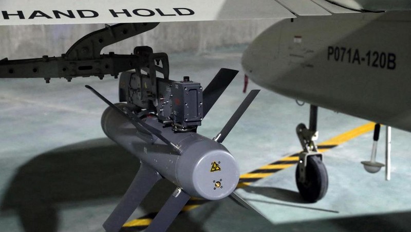 This handout picture provided by the Iranian Army on May 28, 2022, shows an underground drone base, in an unknown location in Iran. - Iranian state television on May 28 broadcast footage of an air force base for drones under the Zagros mountain range in the west of the country. The exact location of the base was not revealed, although the TV reporter said he travelled on a helicopter for nearly 40 minutes from the city of Kermanshah to reach it. (Photo by Iranian Army office / AFP) / RESTRICTED TO EDITORIAL USE - MANDATORY CREDIT 