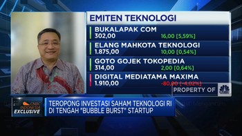 Jurus Investasi Saham Teknologi Kala 'Bubble Burst' Mengancam