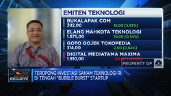 Jurus Investasi Saham Teknologi Kala 'Bubble Burst' Mengancam