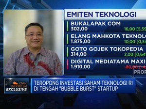 Jurus Investasi Saham Teknologi Kala 'Bubble Burst' Mengancam