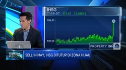 Sell In May, IHSG Ditutup di Zona Hijau