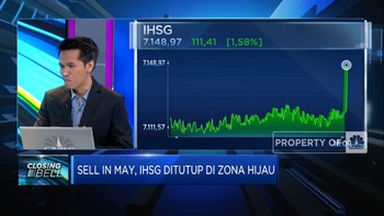 Sell In May, IHSG Ditutup di Zona Hijau