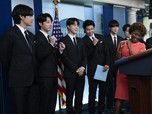 Potret BTS Gegerkan Gedung Putih, Siap Bicara Anti-Asia di AS