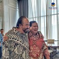Prabowo Soal Ajak Paloh Gabung Koalisi: Saya Selalu Menawari