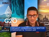 Sandi Uno: Pariwisata Pulih, 1,1 Juta Lapangan Kerja Tercipta