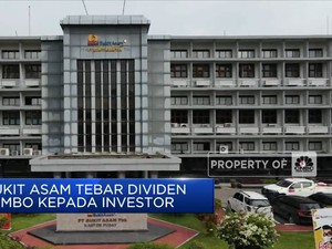 Bukit Asam Tebar Dividen Jumbo Kepada Investor
