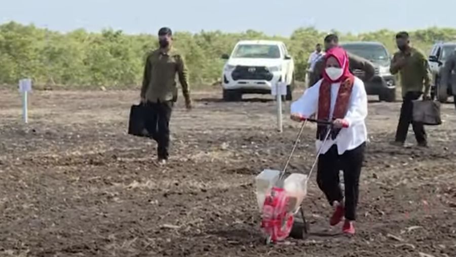 Presiden Joko Widodo dan Ibu Iriana Joko Widodo tiba di Bandar Udara Haji Hasan Aroeboesman, Kabupaten Ende, Provinsi Nusa Tenggara Timur (NTT), pada Selasa, 31 Mei 2022, sekitar pukul 17.25 WITA. (Laily Rachev - Biro Pers Sekretariat Presiden)