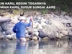 Bikin Haru, Begini Tegarnya Ridwan Kamil Susur Sungai Aare