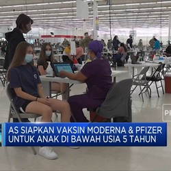 AS Siapkan Vaksin Covid-19 Bagi Anak Berusia Di Bawah 5 Tahun
