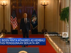 Biden Minta Kongres AS Batasi Penggunaan Senjata Api