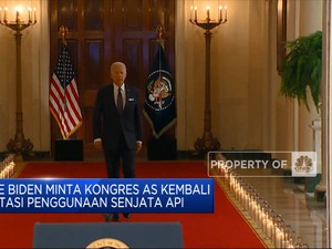 Biden Minta Kongres AS Batasi Penggunaan Senjata Api