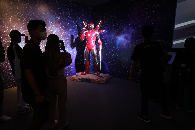 Kostum Superhero Marvel di Jakarta (CNBC Indonesia/Tri Susilo) Kostum Superhero Marvel di Jakarta (CNBC Indonesia/Tri Susilo)