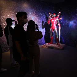 Intip Penampakan Kostum Superhero Marvel di Jakarta