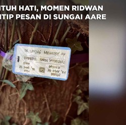 Menyentuh Hati, Momen Ridwan Kamil Titip Pesan di Sungai Aare