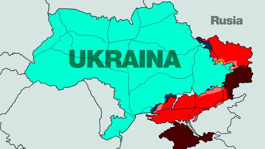 100 Hari Lebih Perang, Ini Wilayah Ukraina yang Dikuasai Rusia