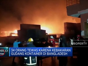 Kebakaran di Gudang Kontainer Bangladesh, 34 Orang Tewas