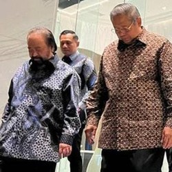 Menerka Maksud SBY & Prabowo Sowan Paloh di Nasdem Tower JKT