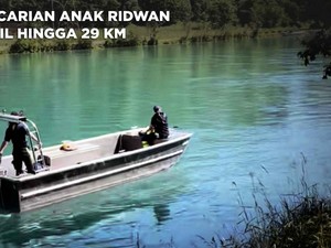 Pencarian Anak Ridwan Kamil Hingga 29 KM