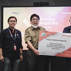 Telkomsel Hadirkan Digitalisasi di Taman Nasional Ujung Kulon