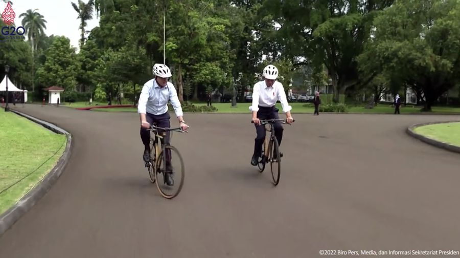 Upacara Penyambutan Resmi Perdana Menteri Australia, Istana Bogor, 6 Juni 2022. (Tangkapan lauyar Youtube)