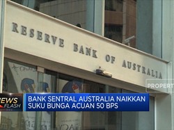 Bank Sentral Australia Naikkan Suku Bunga Acuan 50 BPS