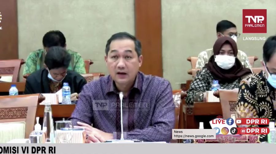 Menteri Perdagangan Muhammad Lutfi (Tangkapan layar)