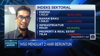 Cadev Turun Tipis, IHSG Menguat 2 Hari Beruntun
