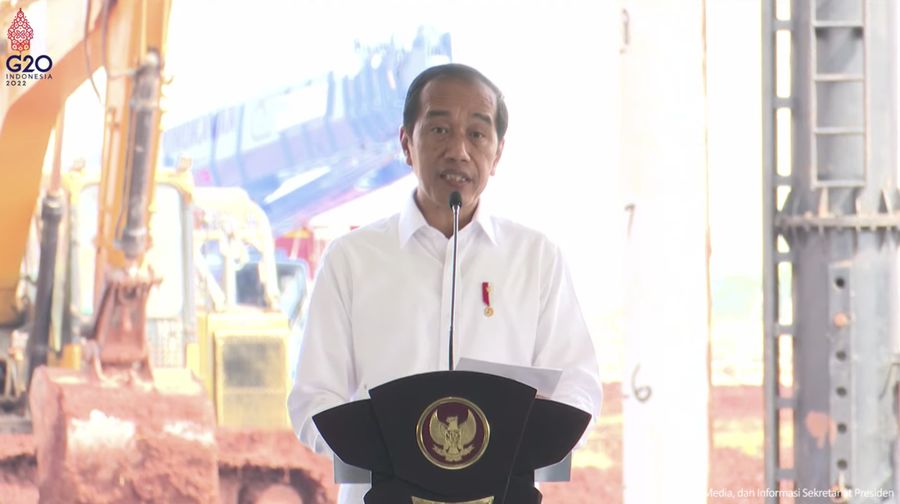 Implementasi Tahap Kedua Industri Baterai Listrik Terintregasi, Kabupaten Batang, 8 Juni 2022. (Tangkapan layar youtube)