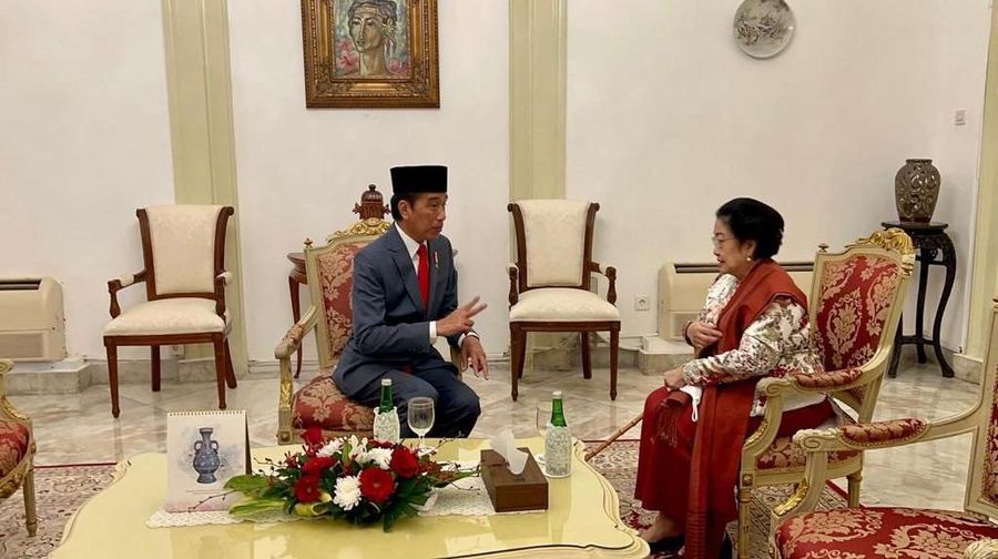 Pertemuan Presiden Joko Widodo (Jokowi) dan Ketua Umum DPP PDI Perjuangan Megawati Soekarnoputri