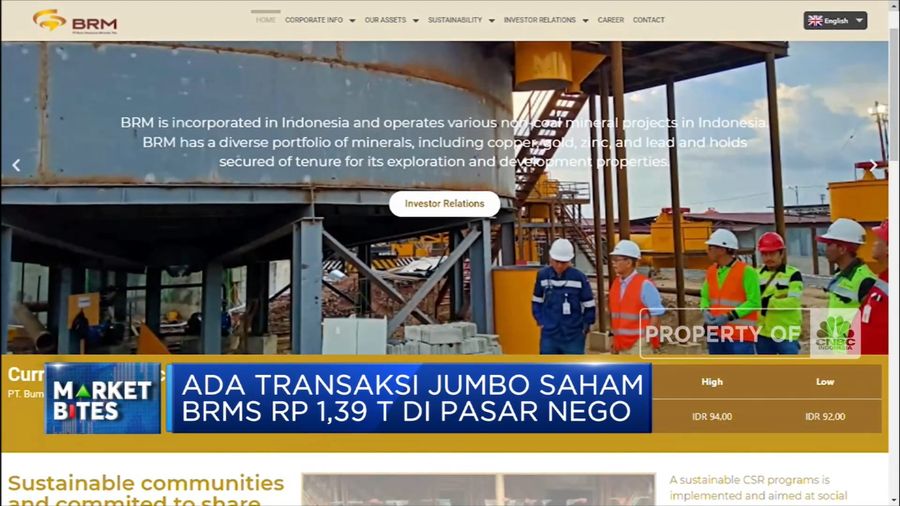 Saham BRMS Diborong Asing, Merger UUS BTN & BSI Batal