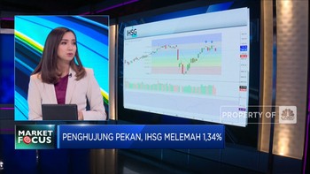 Market Focus: IHSG Anjlok 1,34% Hingga Tekanan Lockdown China