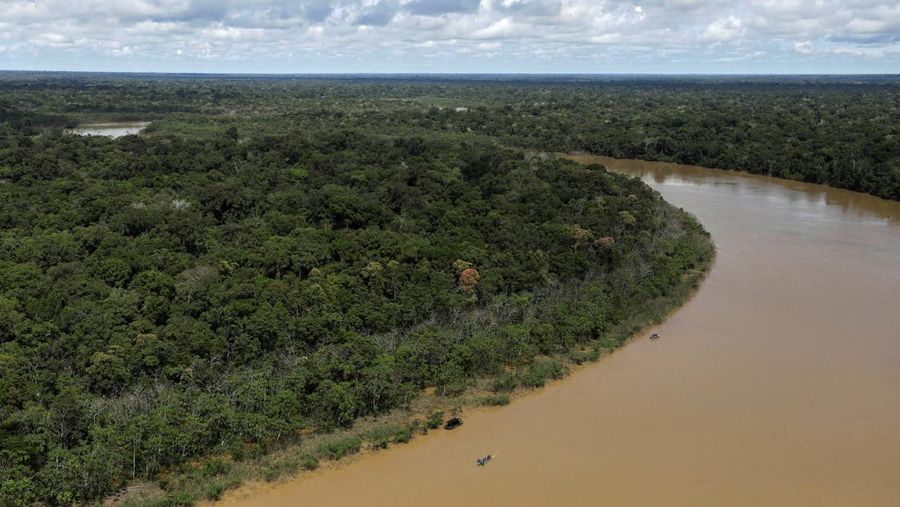 General view of Itacoai River during the search operation for British journalist Dom Phillips and indigenous expert Bruno Pereira, who went missing while reporting in a remote and lawless part of the Amazon rainforest near the border with Peru, in Atalaia do Norte, Amazonas state, Brazil, June 10, 2022. REUTERS/Bruno Kelly