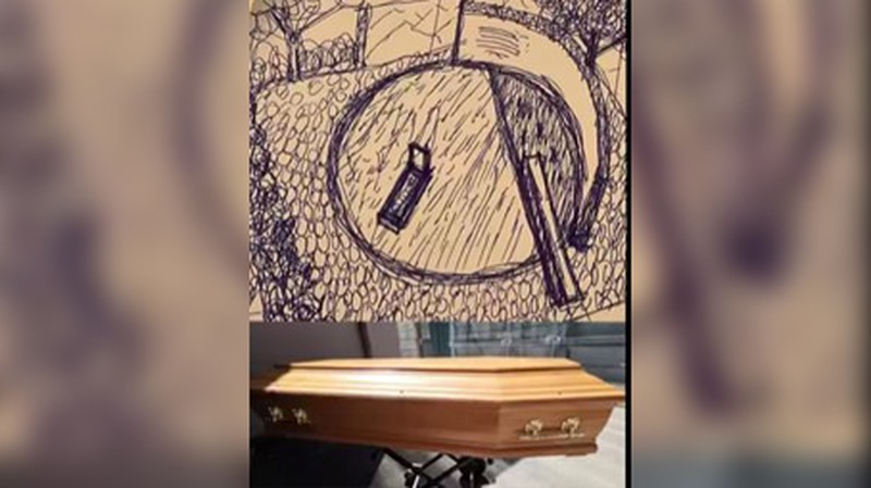 Desain Makam Eril (Tangakapan Layar Instagram) Desain Makam Eril (Tangakapan Layar Instagram)