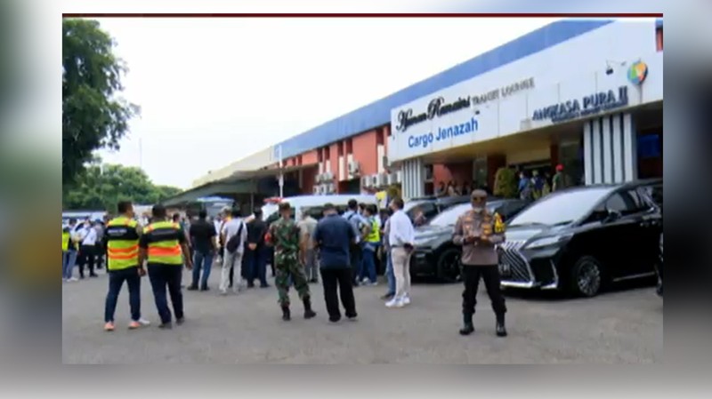 Jenazah Eril Tiba di RI (Tangkapan Layar CNN TV)