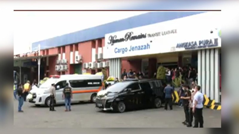Jenazah Eril Tiba di RI (Tangkapan Layar CNN TV)