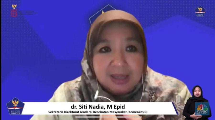 Sekretaris Direktorat Jenderal Kesehatan Masyarakat Kementerian Kesehatan, Siti Nadia