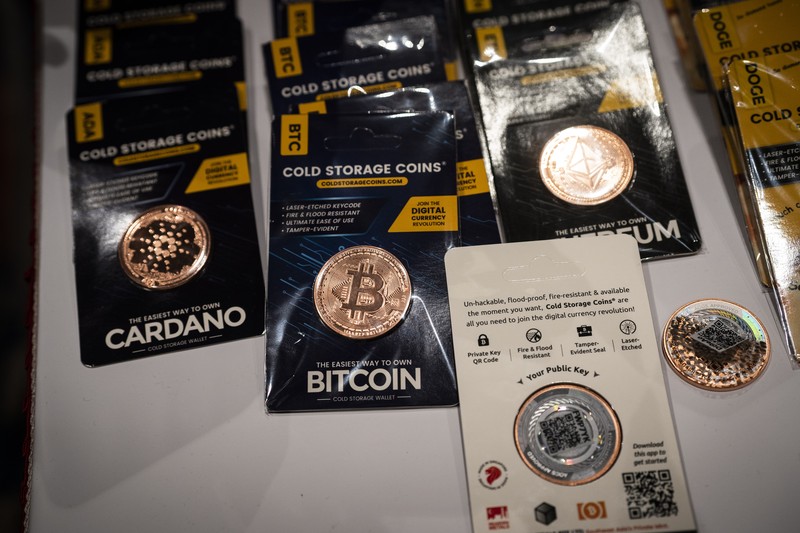 ATM Bitcoin di Krakow, Polandia, Senin (30/5/2022). (Photo by Beata Zawrzel/NurPhoto via Getty Images)